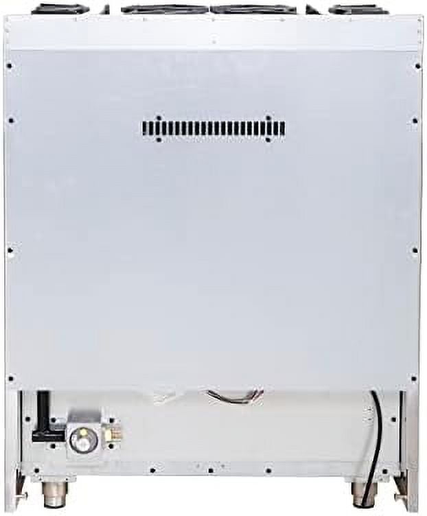 Forno Galiano 30-Inch Freestanding French Door Gas Range, 4 Burners, Convection Oven, Energy Efficient