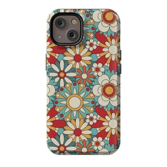 ArtsCase AC-02229274 StrongFit Designer Cases for iPhone 14, Orange - Spring Flowers