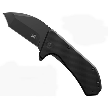 Off-Grid Knives Hawkbill Blackout Titanium Nitride EDC Folding Pocket (The Best Edc Folding Knife)