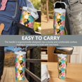 thumbnail image 7 of Modern 30oz Handheld Travel Tumbler with Handle – Double Wall Stainless Steel Insulated Cup, Flip Straw Lid, Leak-Proof & BPA-Free for Hot and Cold Drinks – Durable Coffee & Juice Mug White, 7 of 7