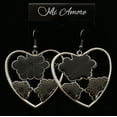 thumbnail image 3 of MiAmore Dangle-Earrings Silver-Tone/Black, 3 of 4