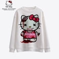thumbnail image 1 of Sudadera de Hello Kitty para mujer, ropa de calle con estampado de Anime, Jersey informal de cuello redondo a la moda, novedad de 2023, 1 of 4