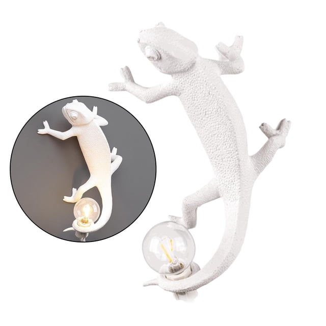 Lámpara de mesa Aplique de pared Chameleon Perfecl Resina 17x9x5cm E12