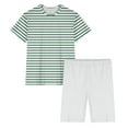 thumbnail image 4 of Birdeem Ensembles de Pyjama pour Femmes 2 Pcs Haut à Manches Courtes en Laitue et Shorts Ensemble de Pyjama 2 Pcs, 4 of 12