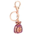 thumbnail image 2 of Metal Keychain, Purple Chinese Keychain Widely Used Zinc Alloy  For Bag, 2 of 8
