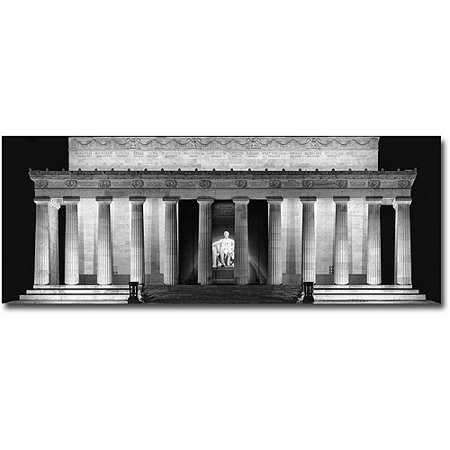 Trademark Art "Lincoln Memorial- Night" Canvas Wall Art by Gregory O'Hanlon