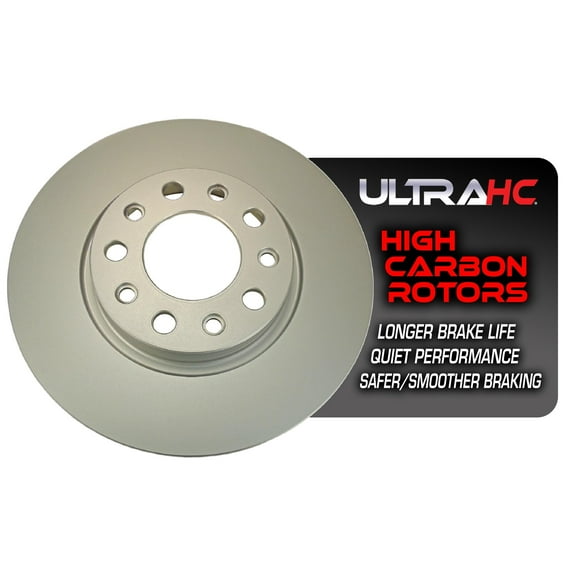 UltraHC Coated High Carbon Brake Rotor, Rear UR001447, Jeep Cherokee 2021-2014