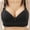 Black, variant on Strapless Bras for Women - Woman's Lace Thin Style Ventilate Large Size Bra without Steel Rim Black 42/95