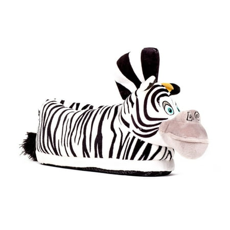 Image of 2105-1 - DreamWorks Madagascar - Marty Slippers - Small - Happy Feet Mens and Womens Slippers