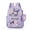Coolomi Purple, variant on New Cute Cartoon Cat Kuromi Print Backpack Fashionable Cat Pattern Lightweight Durable Versatile Student School Bag with Pendant