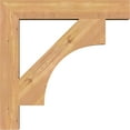 thumbnail image 3 of Ekena Millwork 3 1/2"W x 24"D x 24"H Westlake Block Smooth Bracket, Western Red Cedar, 3 of 25