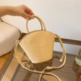 thumbnail image 5 of Mochila de PU con cordón de hilo de coser de color sólido de gran venta 2024 para mujer, nueva moda, bolso de mano versátil para mujer, 5 of 5