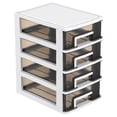 thumbnail image 1 of DEEPCRAFF Multi Layer Storage Cabinet Plastic Furniture with Modular Drawer Design for Office Use, 1 of 7