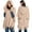 Khaki, variant on Elegant Women's Winter Wear Sleeved Shawl Wrap Scarf Hooded Cape Poncho Outerwear Garment for Cold Weather Fashion