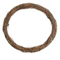 thumbnail image 2 of HmNPlay Natural Grapevine Rattan Wreath Base for Christmas Holiday Decor, Rustic Handwoven Vine Ring for Front Door Wall Centerpiece, 1 Count, 2 of 4