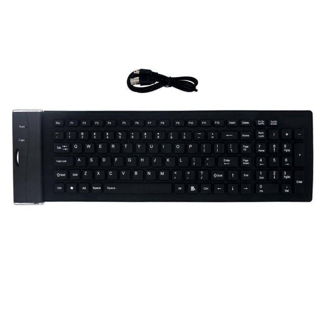 Teclado suave silencioso para viajes Flexible, resistente al agua y al polvo