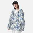thumbnail image 3 of Gaeub Vintage Floral Birds Men's and Women's UPF 50+ Long-Sleeved Sun Protection Clothing, Fishing Shirt Long Sleeve Zip-3X-Large, 3 of 7