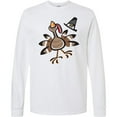 thumbnail image 3 of Inktastic Happy Thanksgiving Turkey Long Sleeve T-Shirt, 3 of 5