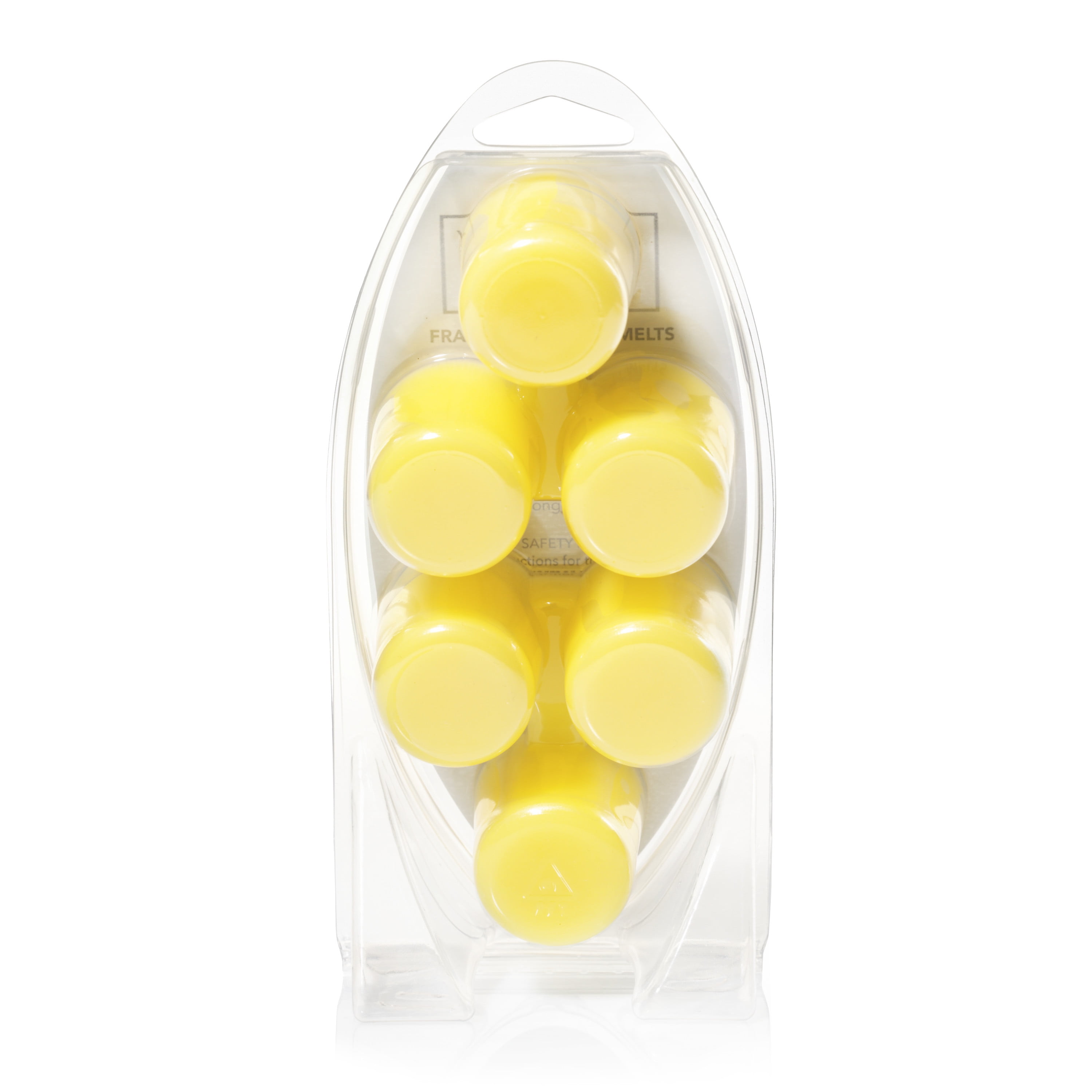 (2 pack) Yankee Candle Sicilian Lemon Fragranced Wax Melts, 1 Pack of 6, 2.6 oz