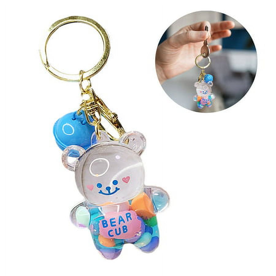  kieques Cute Diamond Bear Keychains for Women、Kids