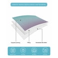 thumbnail image 5 of Teal Purple Ombre Summer Quilt Set Full Size,Soft Quilted Bedding Set with 2 Pillow Shams,Turquoise Gradient Modern Abstract Art Lightweight All Season Bedspread Coverlet for Bedroom 78"x90", 5 of 6