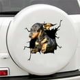 thumbnail image 5 of Waterproof Car Decals Sticker Cute Crack Cartoon Dog Window Home Door Decro Wall Sticker, 5 of 6
