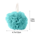 thumbnail image 3 of CaiYueKe Bath Flower Ball, Soft Non Scattering Shower Sponge, 50g Rich Foaming Bath Ball, Exfoliating Body Scrubber, Colorful Loofah Sponge with Hanging Loop, Shower Sponge for Bath, 3 of 9