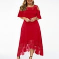 thumbnail image 2 of Dyegold Summer Dresses for Women 2023, Women Plus Size Maxi Dresses Floral Printed Empire Waist V Neck Short Sleeve Summer Casual Flowy Long Dress Boho Maxi Dress, 2 of 7
