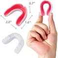 thumbnail image 3 of BPA Free Youth Sports Mouth Guard, Easy To Use Customized Fit for Football, Basketball, Strong And Soft EVA Material Offers All-Round Protection, Postmolar Protection for Kids (6PCS), 3 of 7