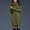 Army Green, variant on Blczomt Dress for Women Plain Brown Mini Long Sleeve Sweater Dress Turtleneck Knit Casual Dresses