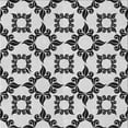 thumbnail image 1 of Ahgly Tapis d'Intérieur Lavable en Machine Carré Transitionnel Gris Platine, 7 Pieds Carré, 1 of 7