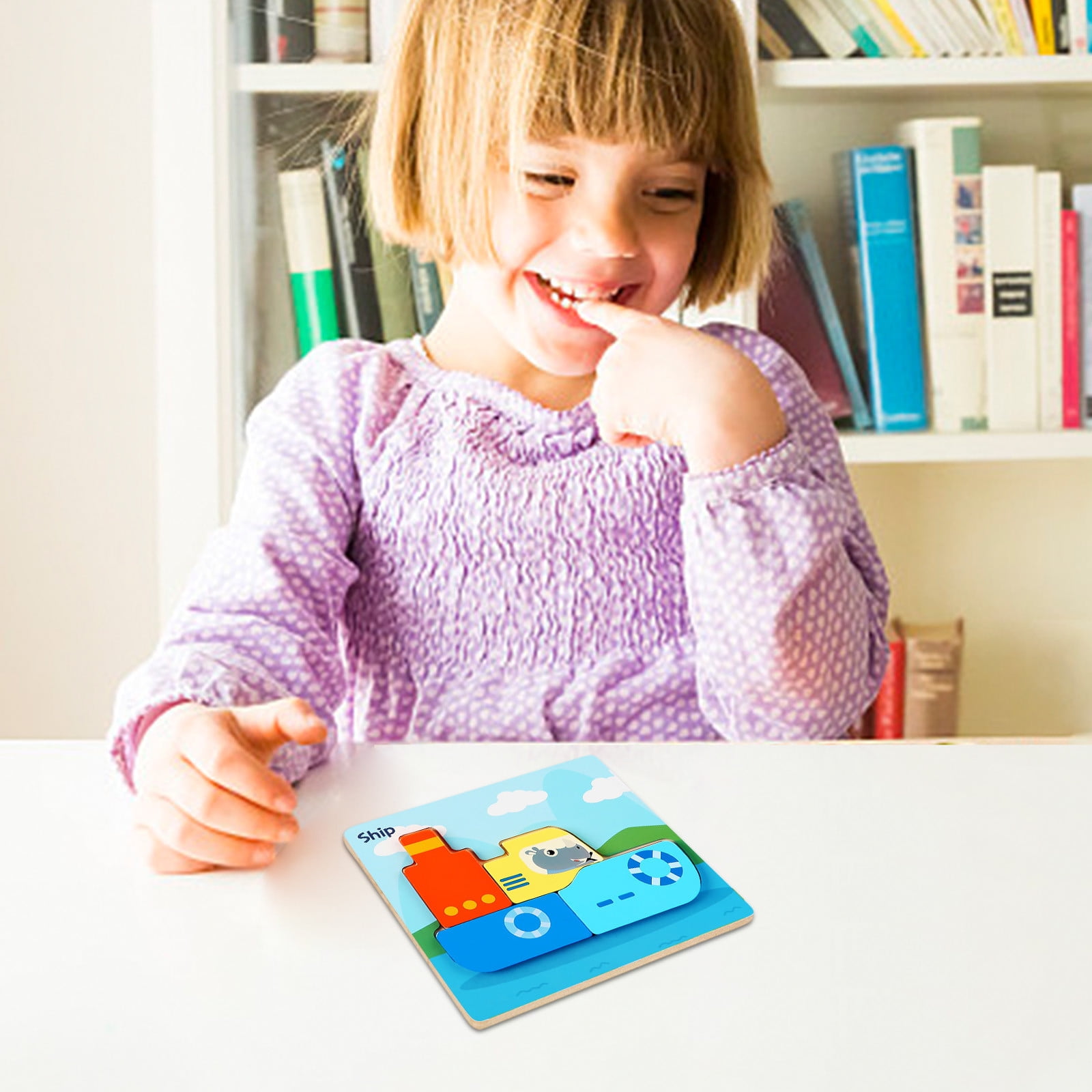 Black-Friday Deals 2021 Toys Deals Wooden Puzzles For Toddlers Animal Shape Montessori Toy Puzzles Gifts Thanksgiving Christmas Gifts for Kids