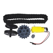 Eston Smart Tank Track Conveyor Kit, 40-Section, Black/Yellow