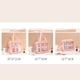 thumbnail image 4 of Neceser transparente para maquillaje, neceser transparente, neceser impermeable para cosméticos, organizador de líquidos de viaje, para mujeres y hombres, 3 uds. Ormromra HMJM099-2, 4 of 4