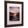 thumbnail image 3 of Trademark Fine Art "Beavertail Sunset" Canvas Art by Michael Blanchette Photography White Matte, Wood Frame, 3 of 3
