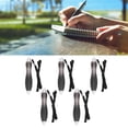 thumbnail image 4 of Ymiko Retractable Ballpoint Pens with Wide Grip, Big Fat Weighted, Black Ink, 5 Count, 4 of 8