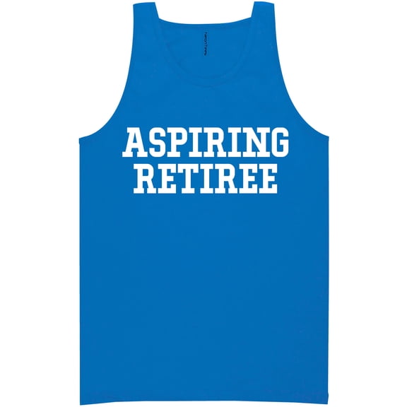 Aspiring Retiree Neon Tank Top