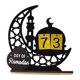 thumbnail image 1 of Calendario de Adviento de Ramadán, centro de mesa, decoración de Eid Mubarak, suministros para fiestas Negro, 1 of 6