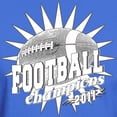 thumbnail image 3 of CafePress - Football Champions 2011 Dark T Shirt - Men's Classic Graphic Cotton T-Shirt, 3 of 4