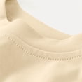 thumbnail image 5 of OGLCCG Girl's Cute Summer T Shirt Letter Printed Crew Neck Side Ruched Fitted Short Sleeve Crop Tee Top Lightweight Cotton Tshirts 1-12 Years, 5 of 7