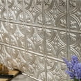 thumbnail image 3 of FASÄDE Traditional Style 1 Decorative Vinyl Backsplash Panel in Vintage Metal (6X6 Inch Sample), 3 of 6