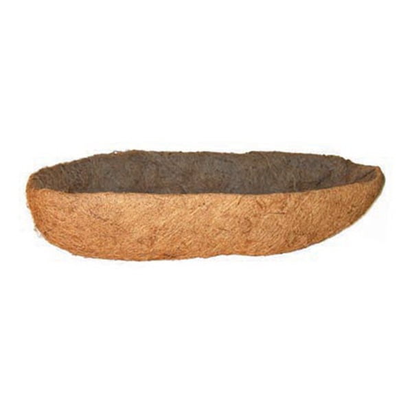 LAVZAN 4Pcs 36 inch Window Basket Liners,Pre-Formed Replacement Trough Coco Coir Coconut Liner with Soil Moist for Window Basket 