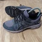 Asics Gel Venture 7 Running Shoes Women's Size 7 Cushion Run Gray Pink Black
