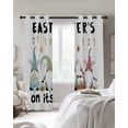 thumbnail image 2 of Gnomes Easter Blackout Curtains 45 Inches Long, Kitchen Black Out Window Treatments, Eggs Botanical Carrot Pastoral Thermal Insulated Lined Drapes for Small Window with Grommet 42"x45", 2 of 8