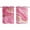 Coral Red Light Pink, variant on Marble Pink Kitchen Curtains Small Short 39 Inch Length, Modern Abstract Artwork Luxury Golden Grommet Top Bedroom Living Room Curtains, Light Filtering Cafe Curtain Drapes 2 Panels Set 55''x39''