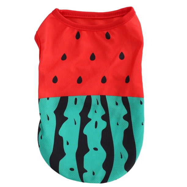 Ropa de sandía para mascotas Ormromra chaleco para perros cerdo camiseta ligera sin mangas XXL