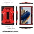 thumbnail image 2 of ELEHOLD Case for Samsung Galaxy Tab A8 10.5 (2022), Shockproof Case with 360°Rotating Adjustable Shoulder Hand Strap & Stand,Red, 2 of 8