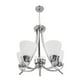 thumbnail image 1 of Lampara De Techo Luz Ideal, Candil Silver 5 Luces., 1 of 5