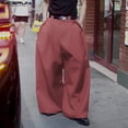 thumbnail image 2 of INCERUN 2024 Pantalones estilo americano Mne's Silhouette plisados sueltos pantalones largos sólidos ropa de calle casual pantalones que combinan con todo S-5XL, 2 of 5