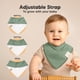 thumbnail image 3 of Baberos tipo bandana para bebés KeaBabies, 100% algodón orgánico, paquete de 8, 3 of 9